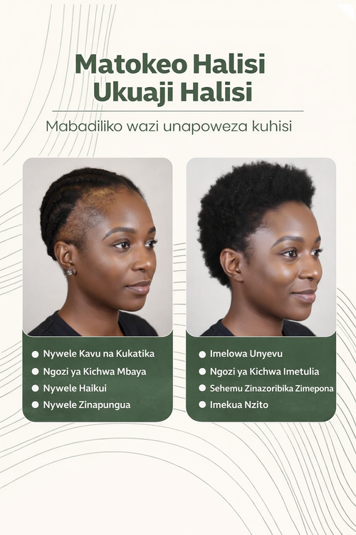 Mafuta ya Castor Nyeusi ya Kuotesha Nywele