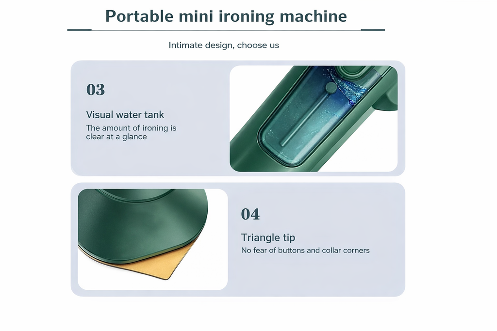 Mini Portable Steam Iron for Home & Travel